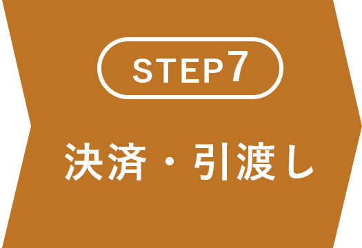 決済・引渡し