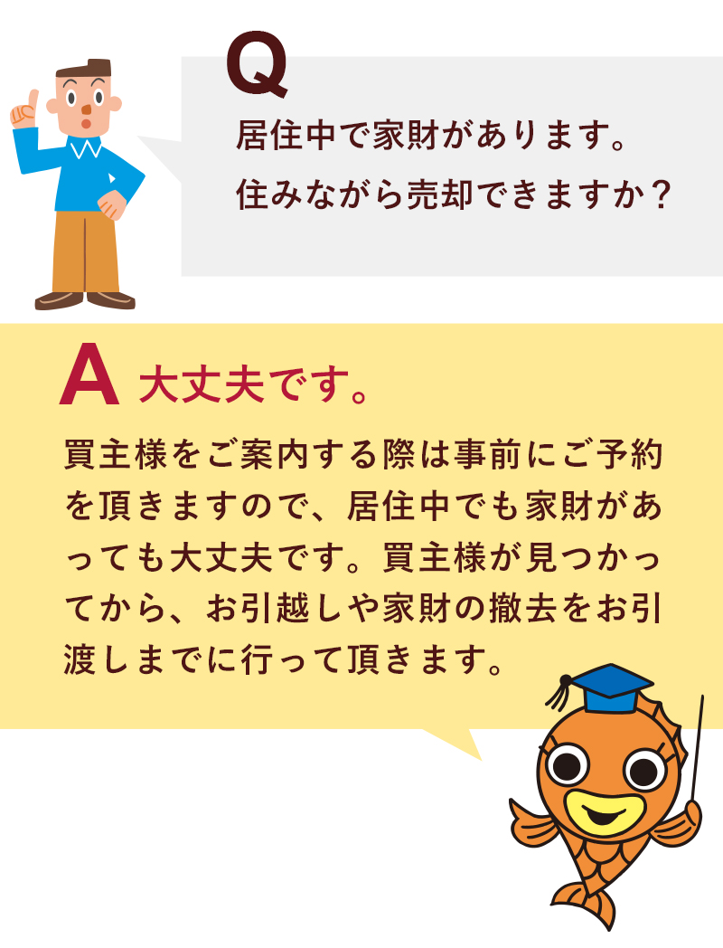 不動産売却でよくある質問